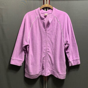 B19-Women's High Sierra Jacket XL Purple White Y2K